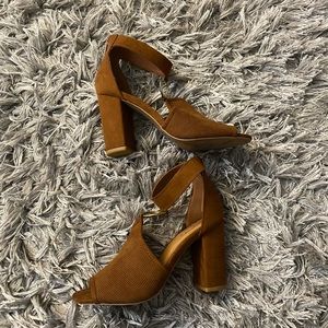 Chestnut Peep Toe Sandal